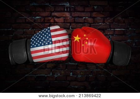 A Boxing Match Between The Usa And Russia