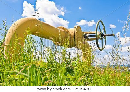 Uzavíracího ventilu na potrubí