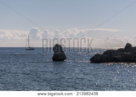 Coast Of The Island Of Tabarca, Santa Pola