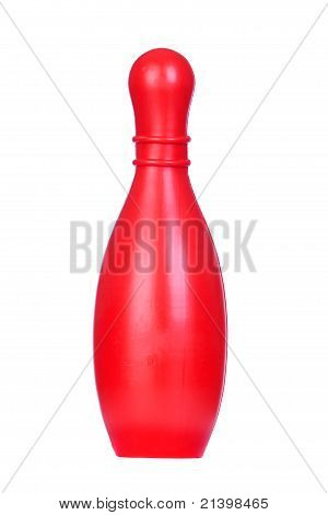 Bolo plástico rojo