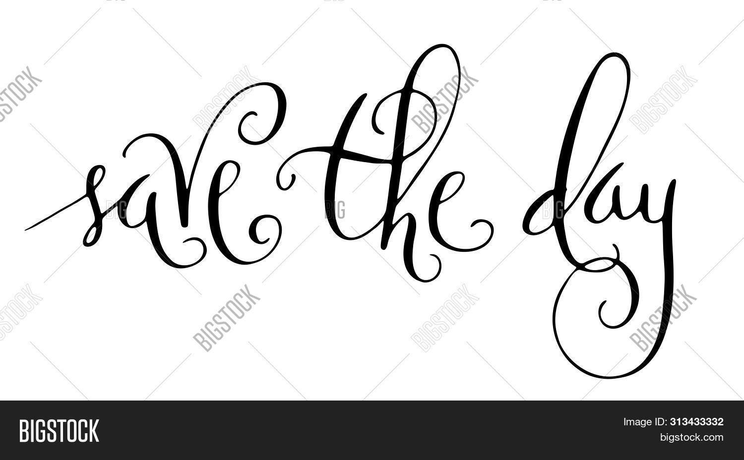 Save Day Wedding Vector Photo Free Trial Bigstock