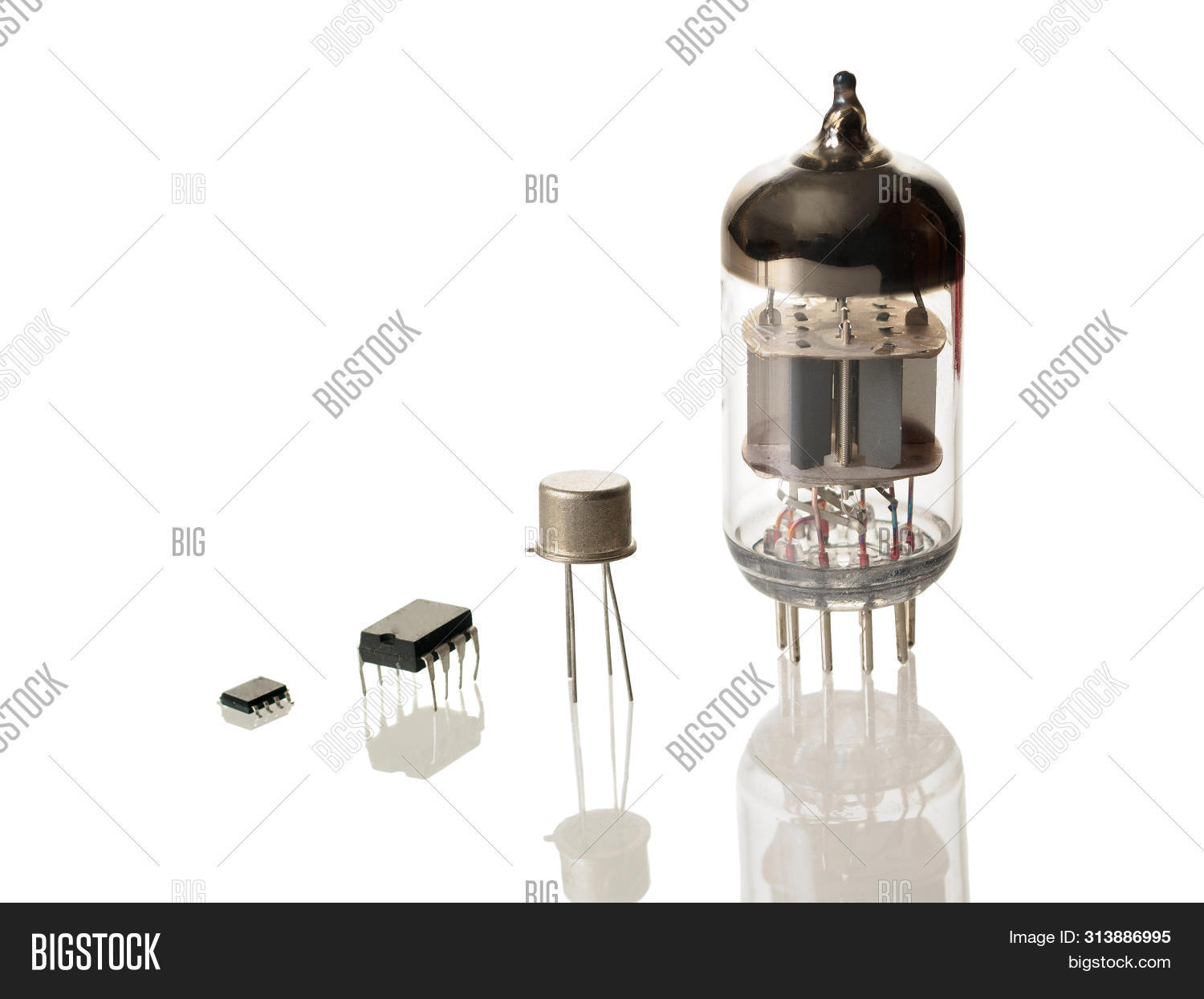 Transistors On A Microchip