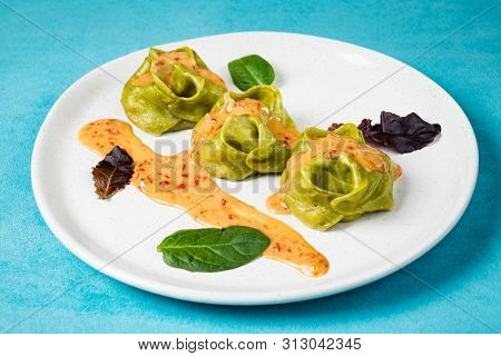 Manti is a type of dumpling popular in most Turkic cuisines,