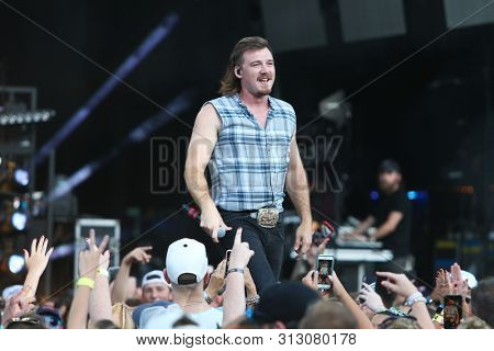 WANTAGH, NY - JUL 20: Morgan Wallen performs in concert during the 
