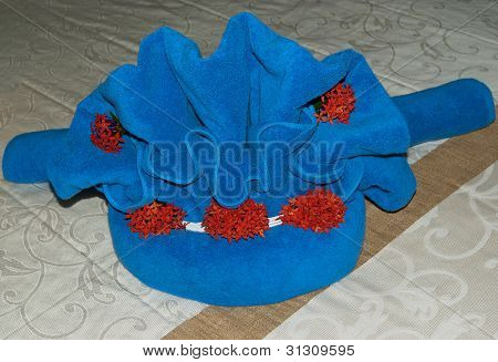 Vuurspuwende snuit van Dragon van beide handdoek
