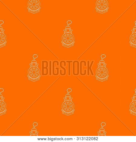 Locomotive Pattern Orange For Any Web Design Best