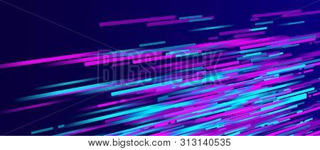 Abstract Different Color Stripes. Modern Technologycal Background