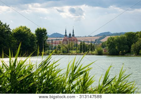 Basilica Of Saint Cyrillus And Methodius In Velehrad Village, Moravia, Czech Republic.