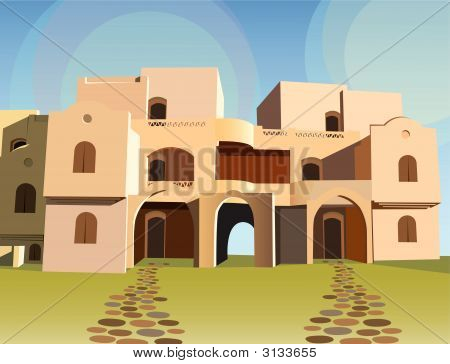 Vector de Casa Árabe
