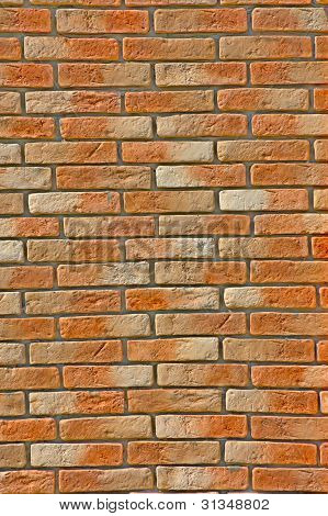 Texture di un muro di mattoni
