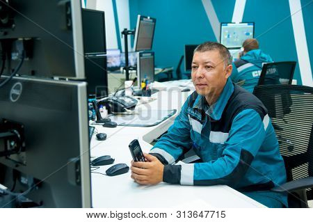 Tobolsk, Russia - July 23. 2019: Sibur Company. Plant On Processing Of Hydrocarbonic Raw Materials. 
