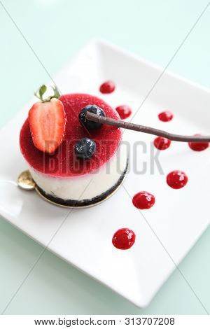 Strawberry Mousse Cake