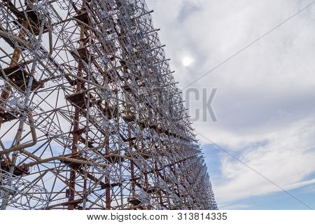 Former military Duga radar system in Chernobyl Exclusion Zone, Ukraine