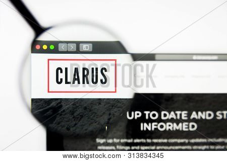 Richmond, Virginia, Usa - 27 July 2019: Illustrative Editorial Of Clarus Corporation Website Homepag