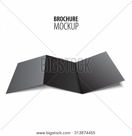 blank trifold paper vector photo free trial bigstock blank trifold