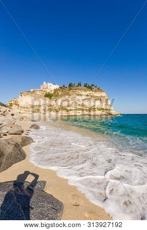 Former 4th Century Monastery On Top Of The Sanctuary Of Santa Maria Island - Tropea, Calabria, Italy