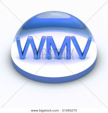 Icona di formato 3D del file stile - WMV