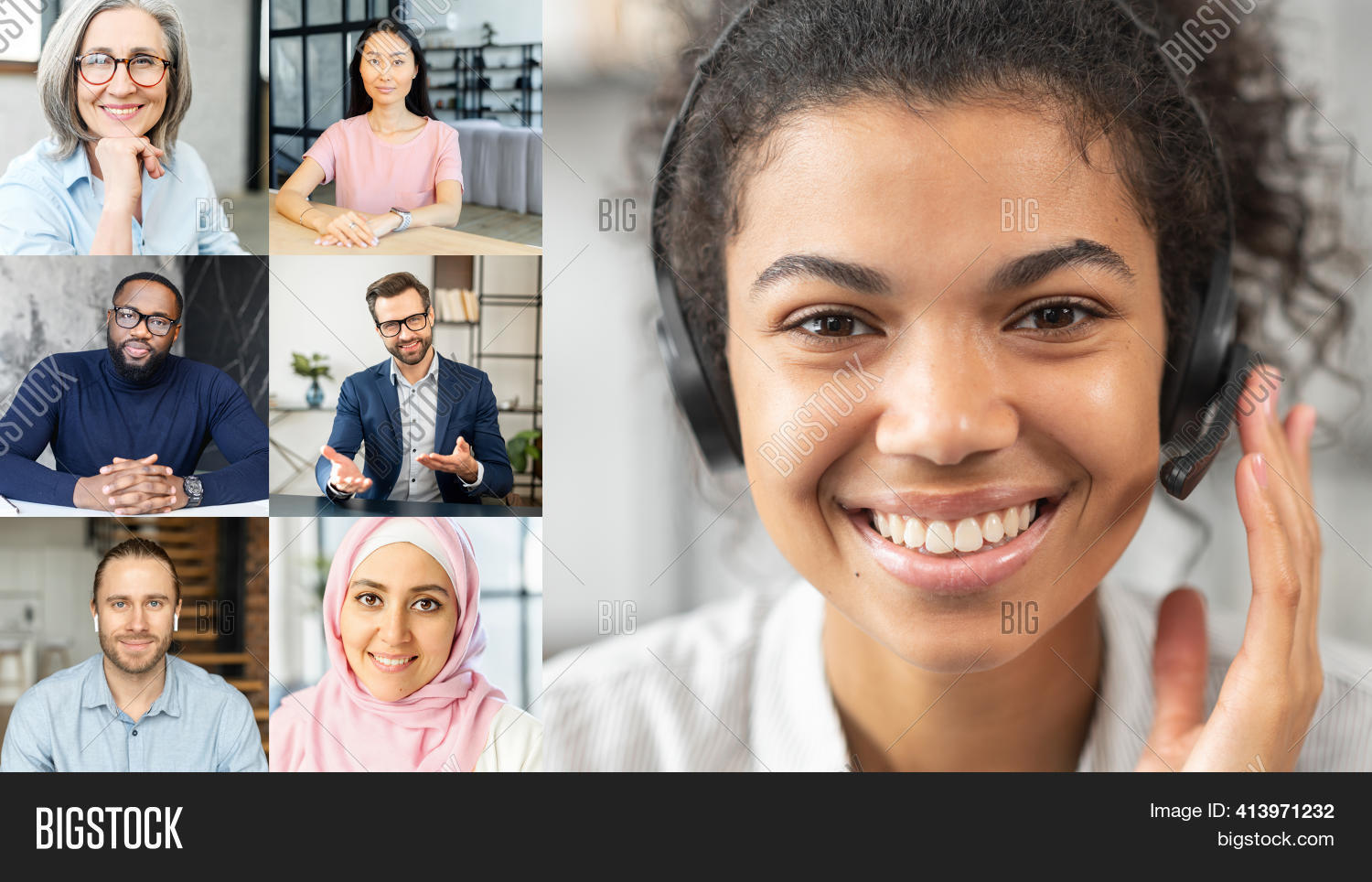 Group Video Calling Image & Photo (Free Trial) | Bigstock