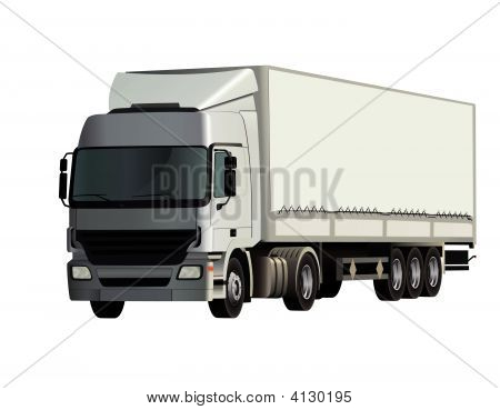 Puoliperävaunu kuorma