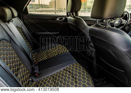 Moscow, Russia - January 10, 2021 Kia Xceed. Awd Hatchback Suv. New Kia Xceed Crossover Model Year 2