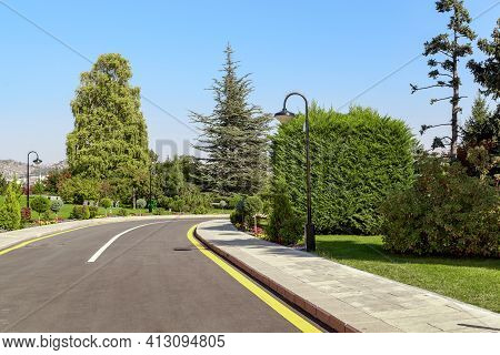 Ankara, Turkey - October 12, 2020: This Is The Peace Park On Anit-tepe Hill Next To The Mausoleum Of
