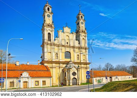 Landscapes Of The Old City Of Vilnius- Is Central And Historical Part Of Vilnius.