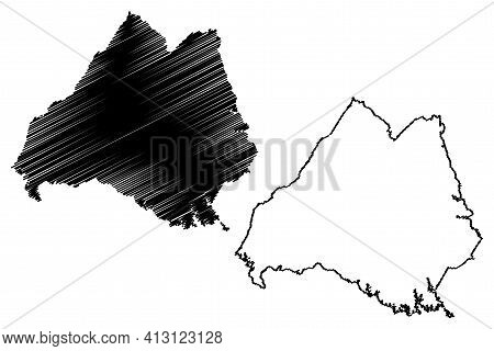 Newberry County, State Of South Carolina (u.s. County, United States Of America, Usa, U.s., Us) Map 