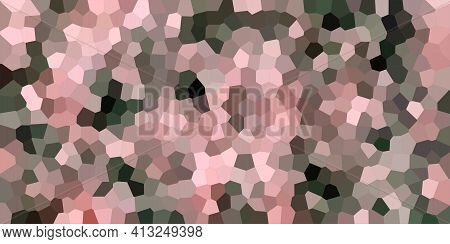 Abstract Mosaic Pattern Ceramic Tile Scrap Surface Broken Tile Fragments Colorful 3d Illustration