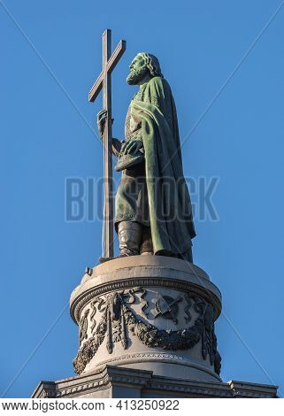 Monument To Vladimir The Great In Kyiv, Ukraine