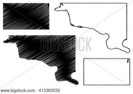 Hughes And Faulk County, State Of South Dakota (u.s. County, United States Of America, Usa, U.s., Us