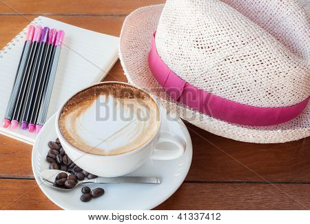 Agradable y tiempo de paz para el café