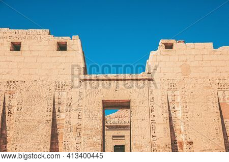 Ruins Of The Egyptian Karnak Temple, The Largest Open-air Museum In Luxor.