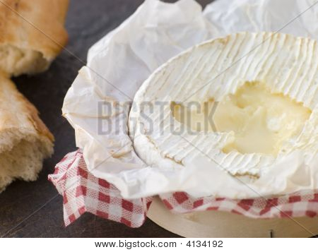 Paistettua Camembert äreä ranskalainen leipä