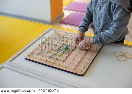 Exploring Basic Math And Geometry Concepts With Geoboard