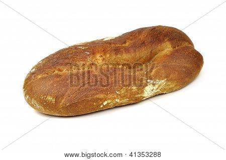 Traditionele zelfgebakken brood