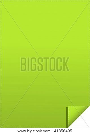 A4 grøn stitch baggrund