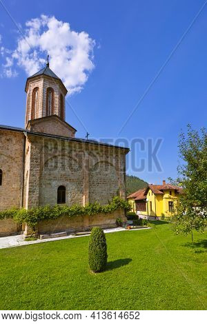 The medieval monastery Raca - Serbia - architecture travel background