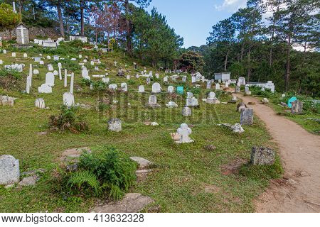 Cemetery In Sagada Village On Luzon Island, Philippin