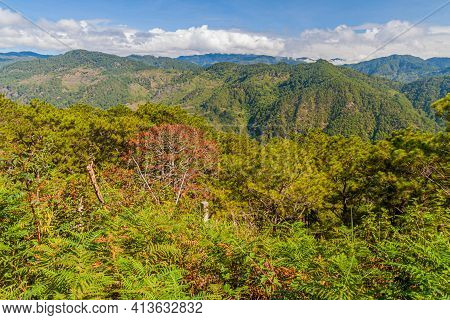 Landscape Around Sagada Village On Luzon Island, Philippin