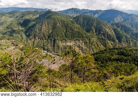 Landscape Around Sagada Village On Luzon Island, Philippin