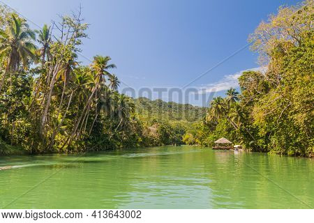 View Of Loboc River On Bohol Island, Philippin