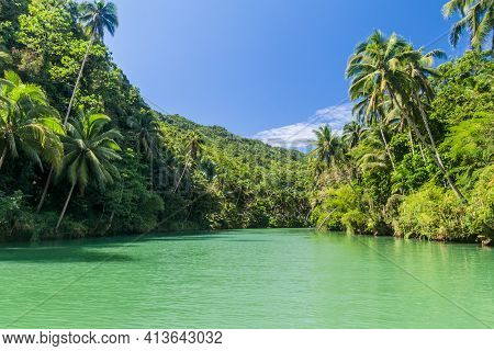 View Of Loboc River On Bohol Island, Philippin