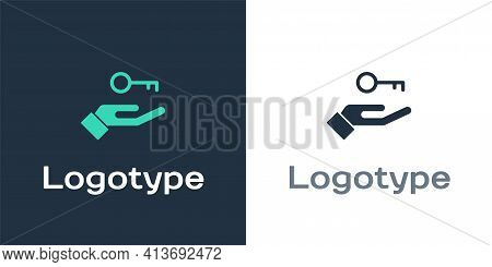 Logotype Solution To The Problem In Psychology Icon Isolated On White Background. Key. Therapy For M