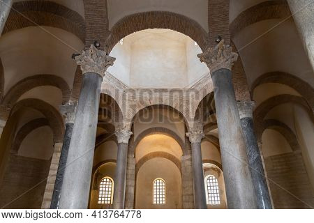 Santa Sofia Church (Chiesa di Santa Sofia), UNESCO World Heritage Site, Benevento, Campania, Italy