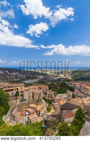 Stilo, old town in Calabria, Italy