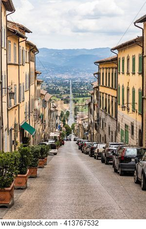 Anghiari medieval village, Arezzo, Tuscany, Italy