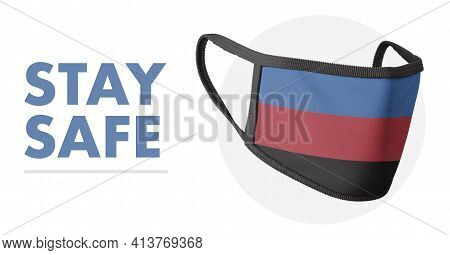 Stay Self. Protective Reusable Fabric Medical Mask. Lgbt Symbols. Polyamorous Flag. Sexual Identity 