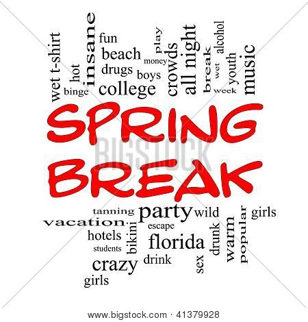 Spring Break Word Image & Photo (Free Trial) | Bigstock