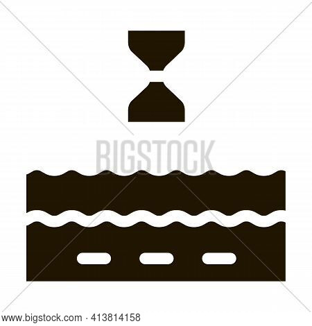 Anti-aging Cream Action Glyph Icon Vector. Anti-aging Cream Action Sign. Isolated Symbol Illustratio