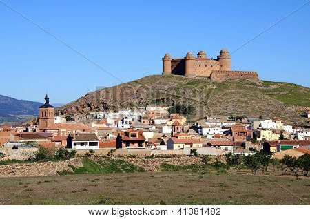 Vie af byen, La Calahorra, Spanien,